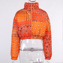 Load image into Gallery viewer, Bandana Puffer Jacket !
