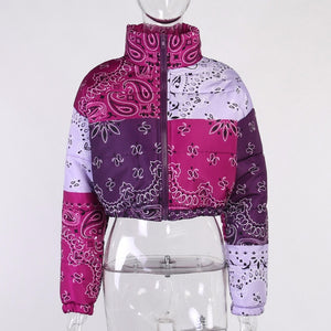 Bandana Puffer Jacket !